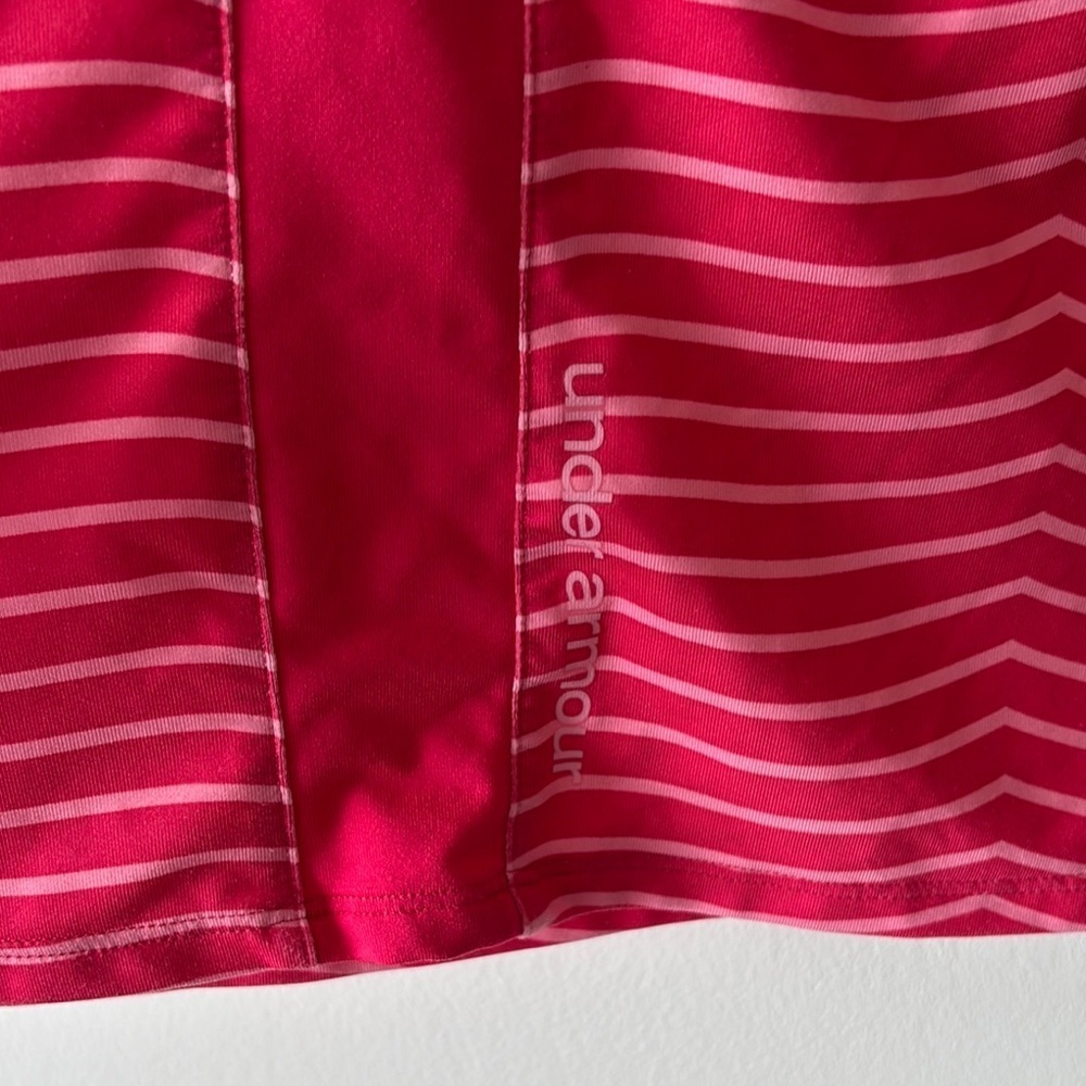 Under Armour Pink and Black Fitted Camisole - Picture 3 of 3
